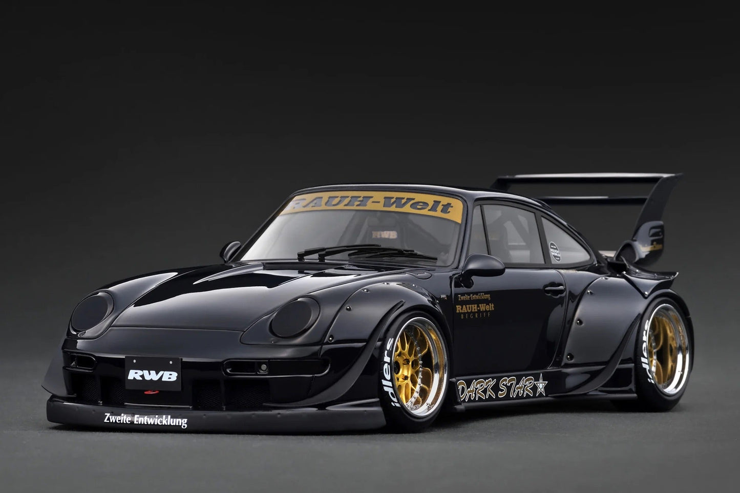Ignition Model Porsche 993 RWB "Dark Star" Black 1:18