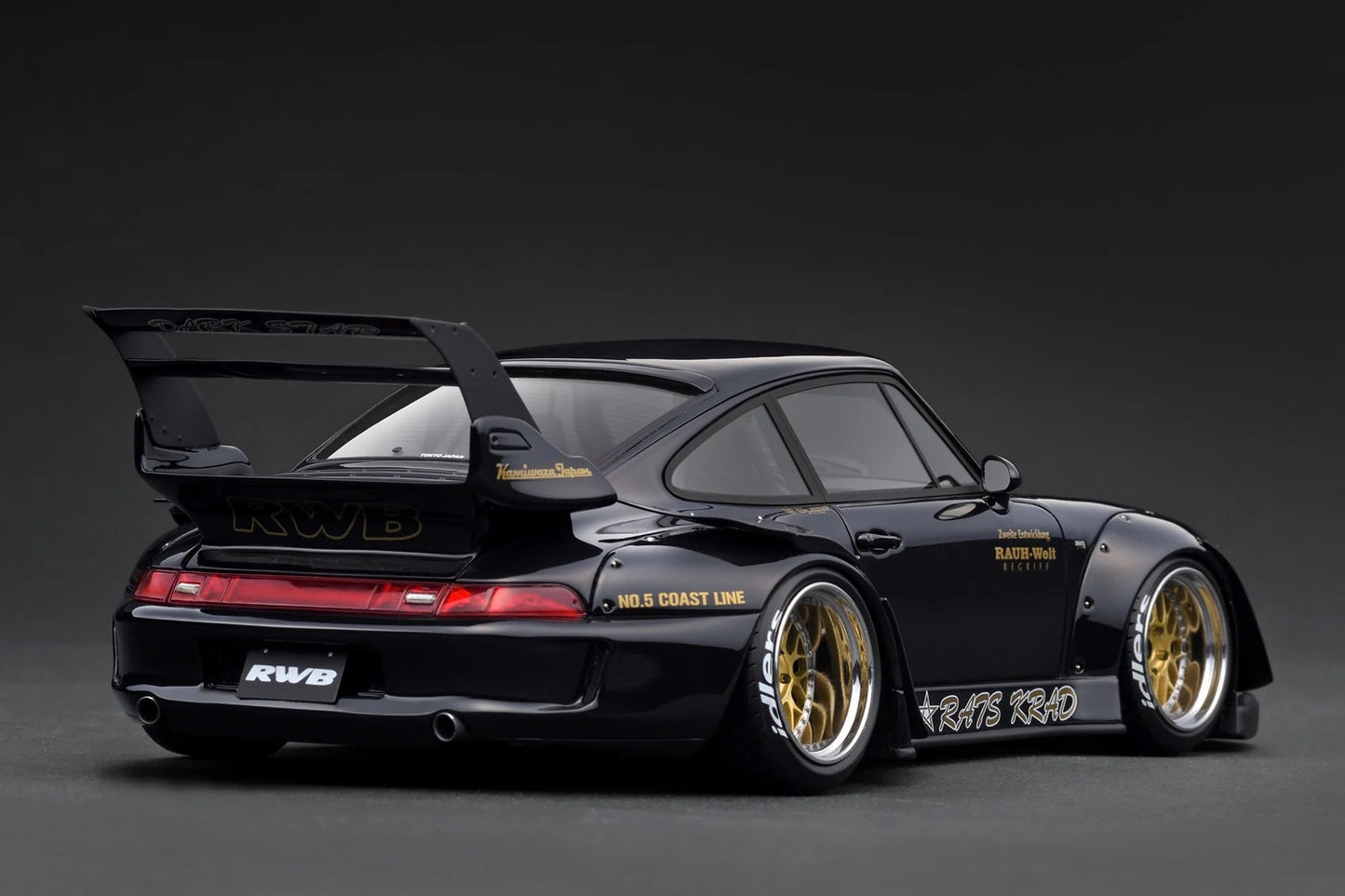 Ignition Model Porsche 993 RWB "Dark Star" Black 1:18