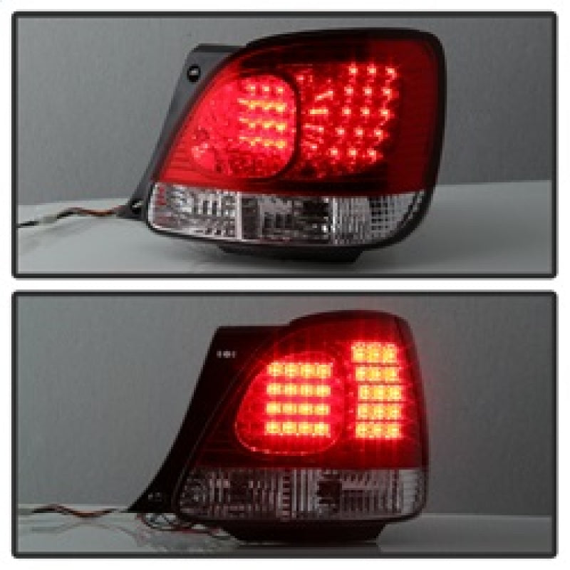 FR SPORT Spyder Lexus GS 300/400 98-05 LED Tail Lights Red Clear ALT-YD-LGS98-LED-RC 5005731 -...