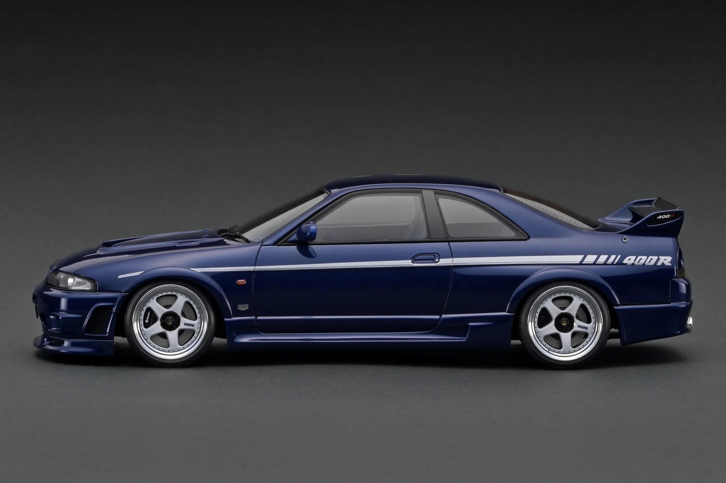 Ignition-Model Nissan Skyline GT-R 400r R33 (BCNR33) RHD Deep Marine Blue 1:18