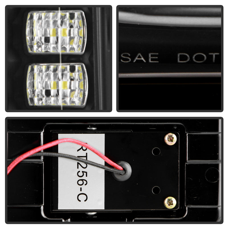 SPYDER 21-23 Ford Bronco (w/ Factory Halogen) LED Tail Lights (ALT-YD-FB21-HAL-BK) 5088857