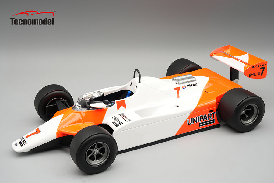 STM Diecast Tecnomodel Mclaren F1 MP4/1B Ford Cosworth No 7 Winner Detroit GP 1982 1:18