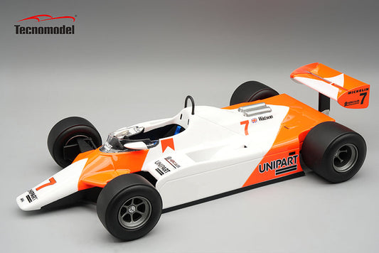 STM Diecast Tecnomodel Mclaren F1 MP4/1B Ford Cosworth No 7 Winner Detroit GP 1982 1:18