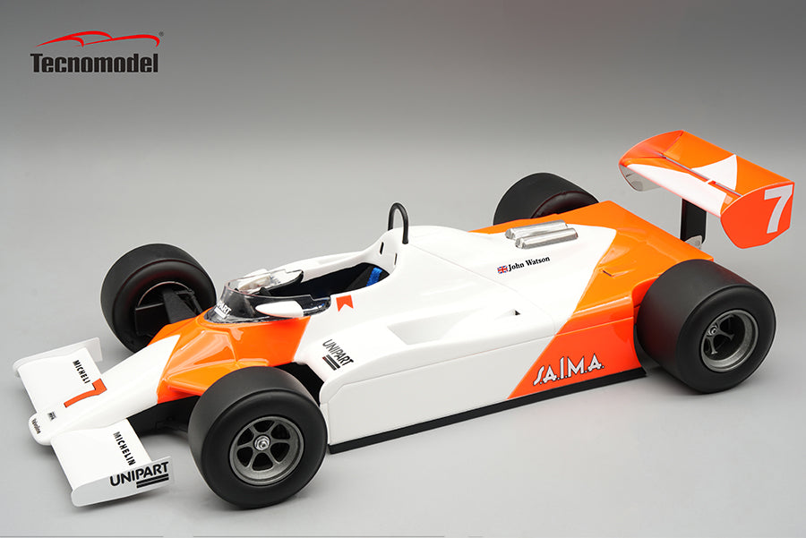 Tecnomodel Mclaren F1 MP4/1B Ford Cosworth No 7 Monaco GP 1982 1:18