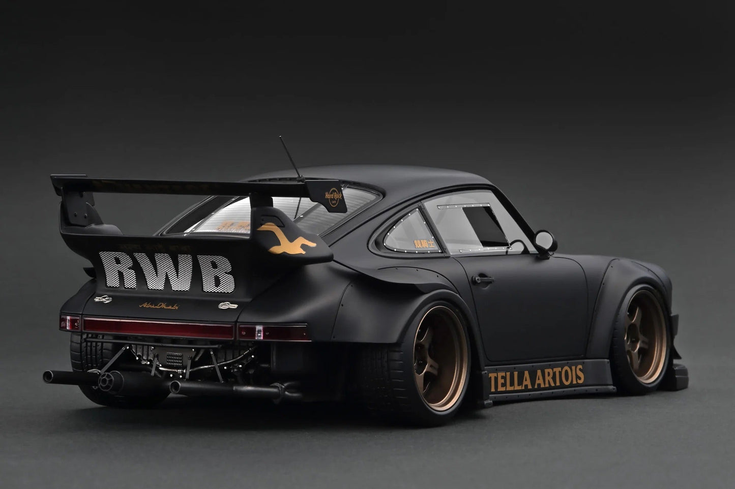 Ignition-Model Porsche 911 RWB 930 "Stella Artois" Matte Black 1:18