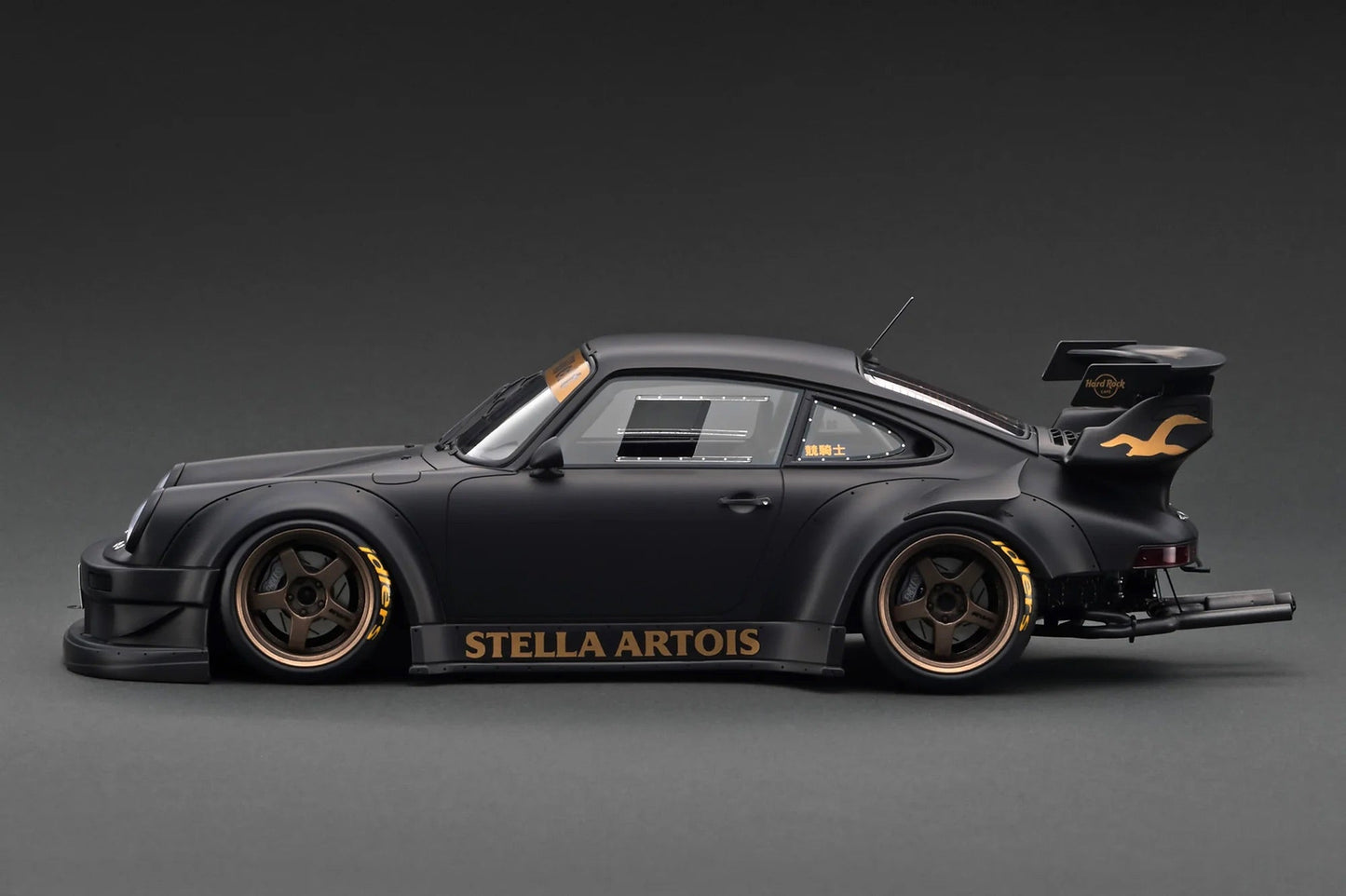 Ignition-Model Porsche 911 RWB 930 "Stella Artois" Matte Black 1:18