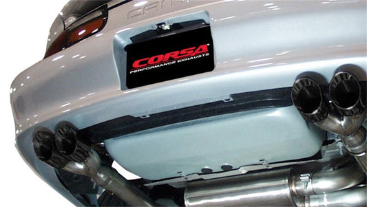 FR SPORT Corsa 98-02 Chevrolet Camaro Convertible Z28 5.7L V8 LS1 Black Tip Sport Cat-Back...