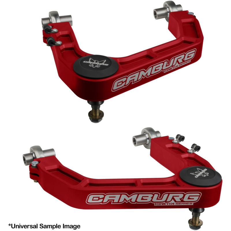 Camburg 19-23 Ford Ranger KINETIK Performance Billet Uniball Upper Arms - Red CAM-110250-RED