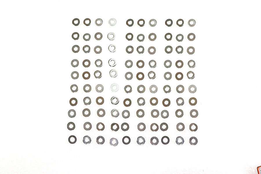 Chrome Flat Washers 1/4 inch Inner Diameter - 23569