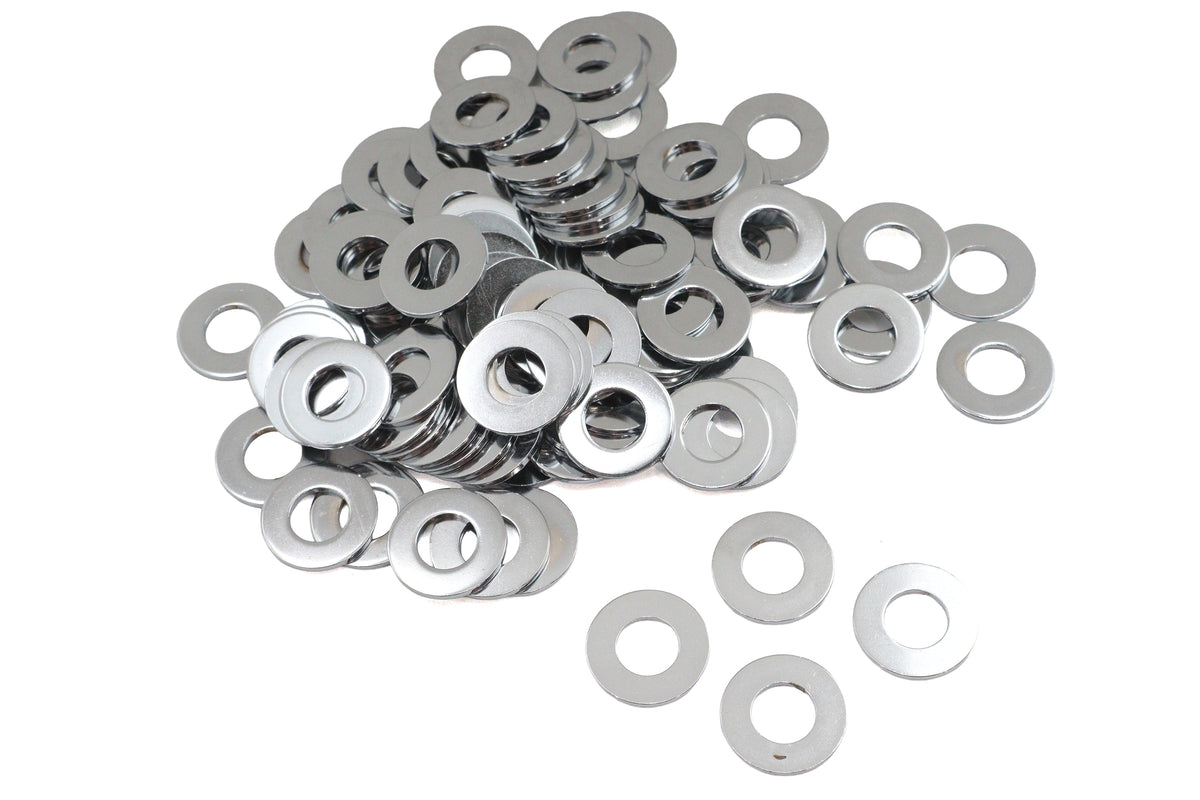 Chrome Flat Washers 3/8 inch Inner Diameter - 23571