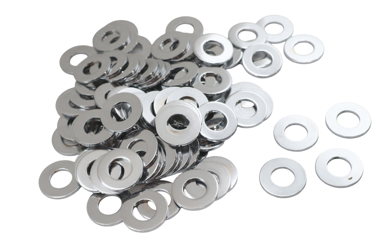 Chrome Flat Washers 3/8 inch Inner Diameter - 23571