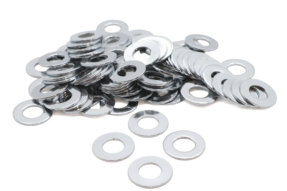 Chrome Flat Washers 7/16 inch Inner Diameter - 23572