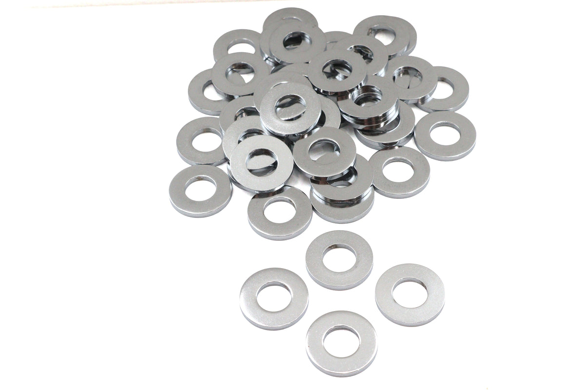 Chrome Flat Washers 7/16 inch, Extra Thick - 33572