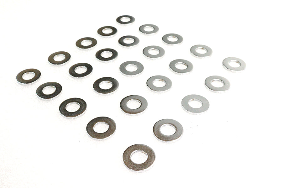 Chrome Flat Washers 1/2 inch, Extra Thick - 33573