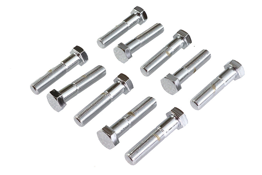 Hex Cap Bolts Chrome 1/2 inch x 2-1/4 inch - 11427