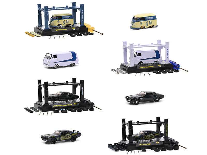 Rapid Vehicles Model Kit 4 piece Car Set Release 44 Limited Edition to 9400 pieces Worldwide 1/64...