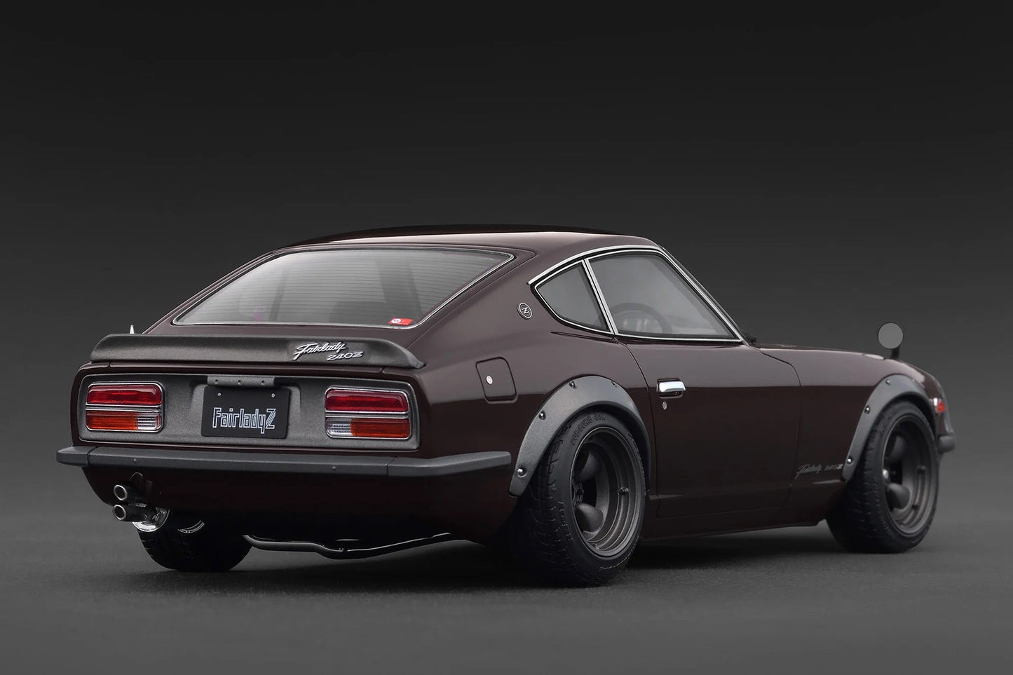 Ignition-Model Nissan Fairlady 240ZG HS30 Maroon Red Metallic 1:18