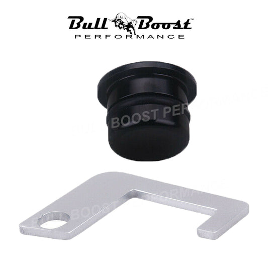 Bull Boost Performance K20 K24 Thermostat Housing Block Off Plug & Bracket For Honda Acura Civic...