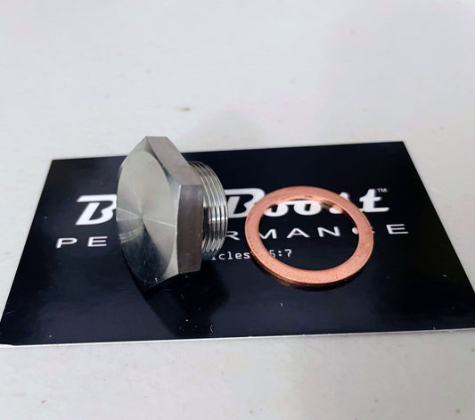 Bull Boost Performance Heater Core Coolant Block Off Plug K20 K24 For Civic Integra EG EK DC2 CRX Si