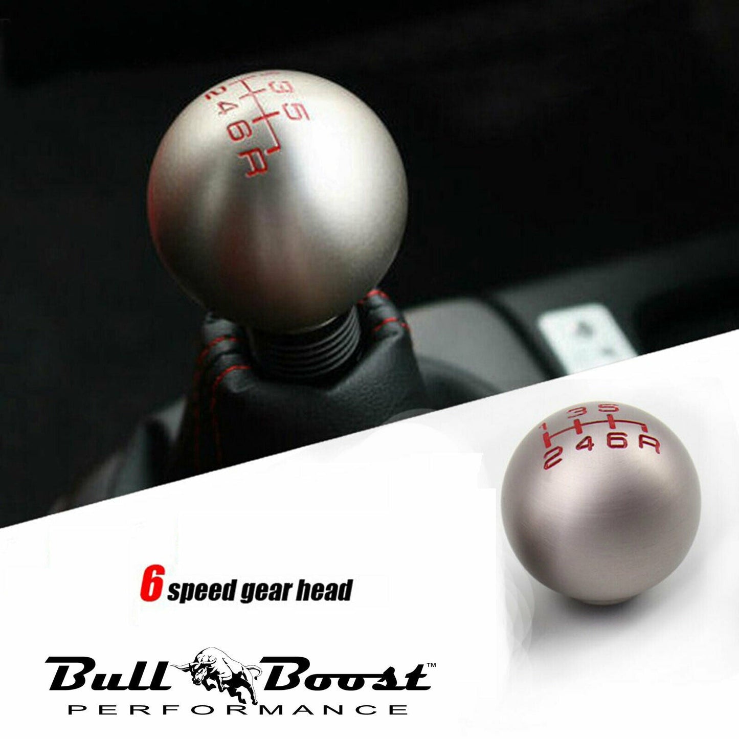 6 Speed Type R Shift Knob For Honda Acura Civic Si Solid Style M10 x 1.5 US