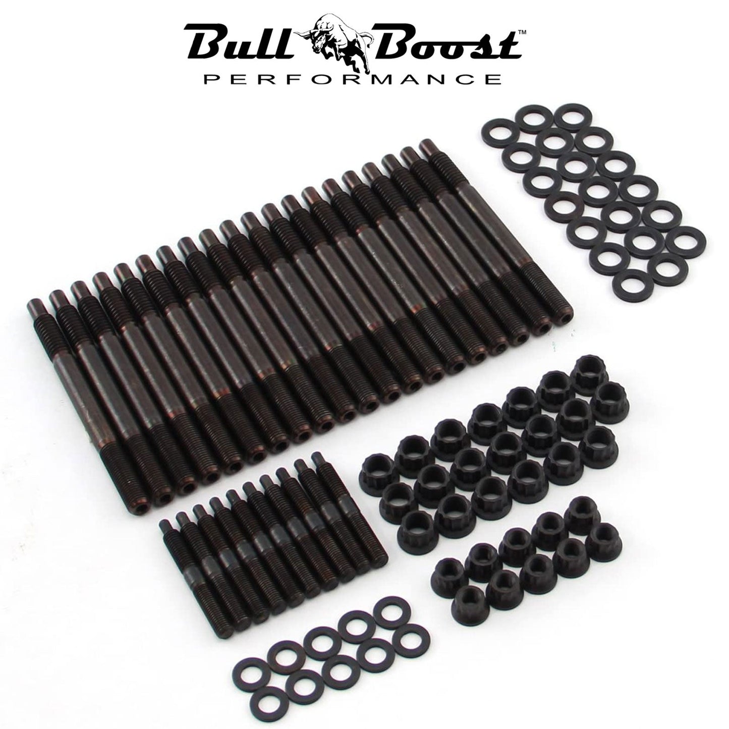Steel Head Studs Bolts Kit For 2004-2020 Chevy GM Gen III IV LS Small Block SBC