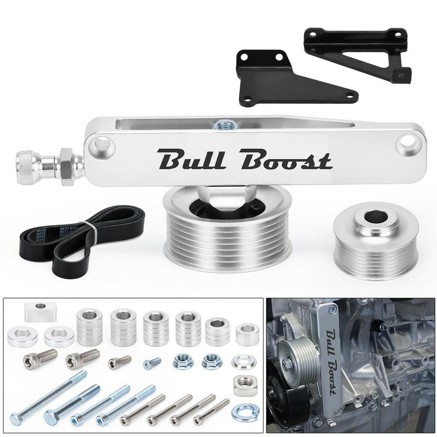 K Series AC PS Eliminator Pulley Kit For Honda Acura K20 K24 K Swap RSX Type S