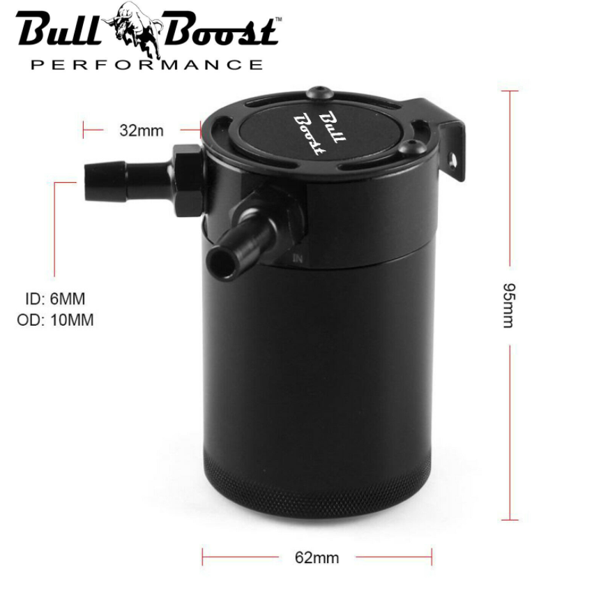 RED Micron Filtered Baffled Oil Catch Can Universal System Kit