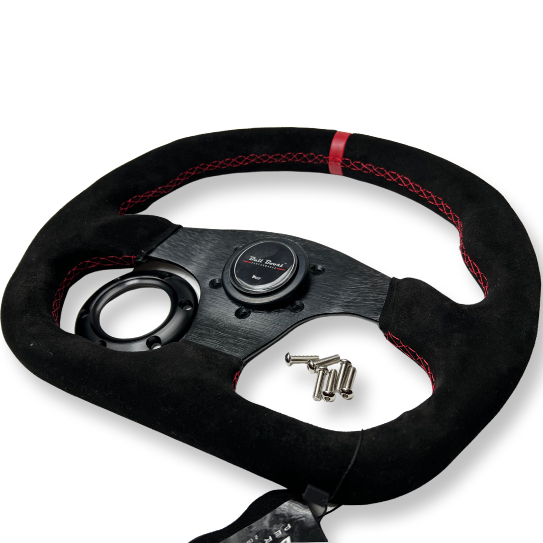 Bull Boost Performance Steering Wheel + Hub Adapter Kit For Mitsubishi Eclipse Lancer Galant...