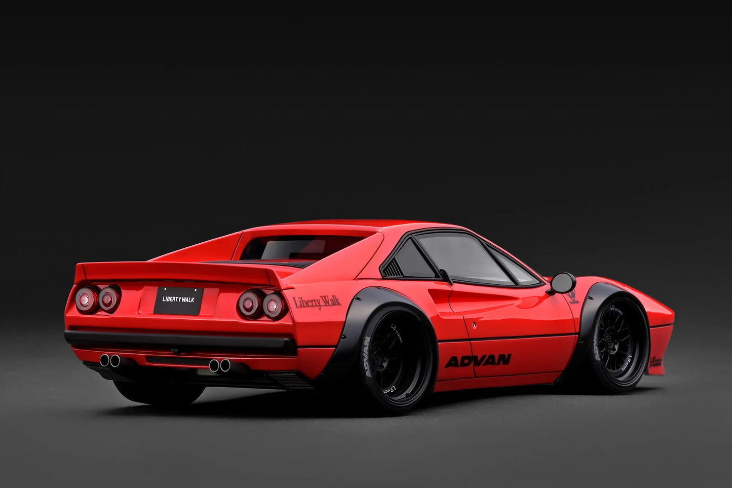 Ignition-Model Ferrari 308 LBWK LB-Works Demo Car Rosso Corsa Red 1:18