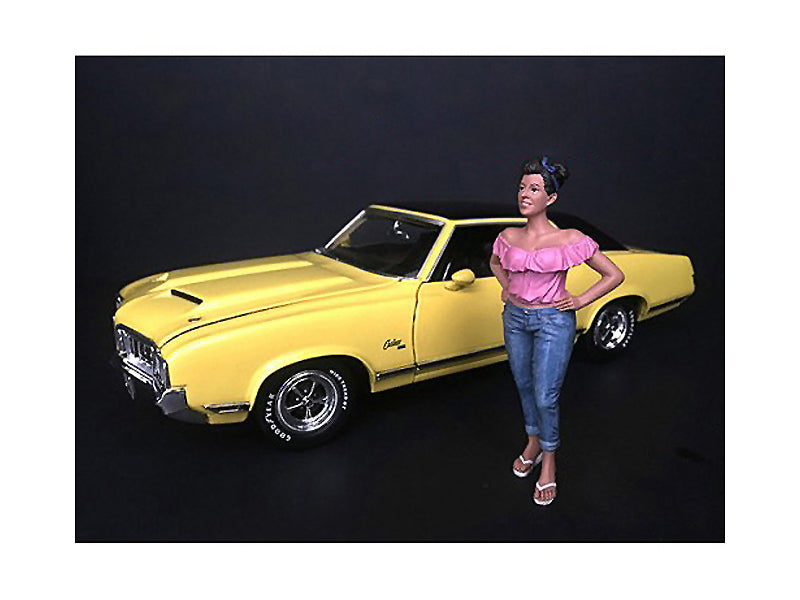 Rapid Vehicles "Hanging Out II" Gloria Figurine for 1/18 Scale Models by American Diorama  free...