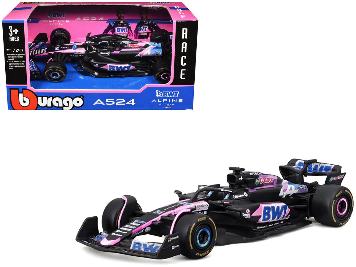 Rapid Vehicles Alpine A524 #31 Esteban Ocon "BWT" "Formula One F1 World Championship" (2024)...