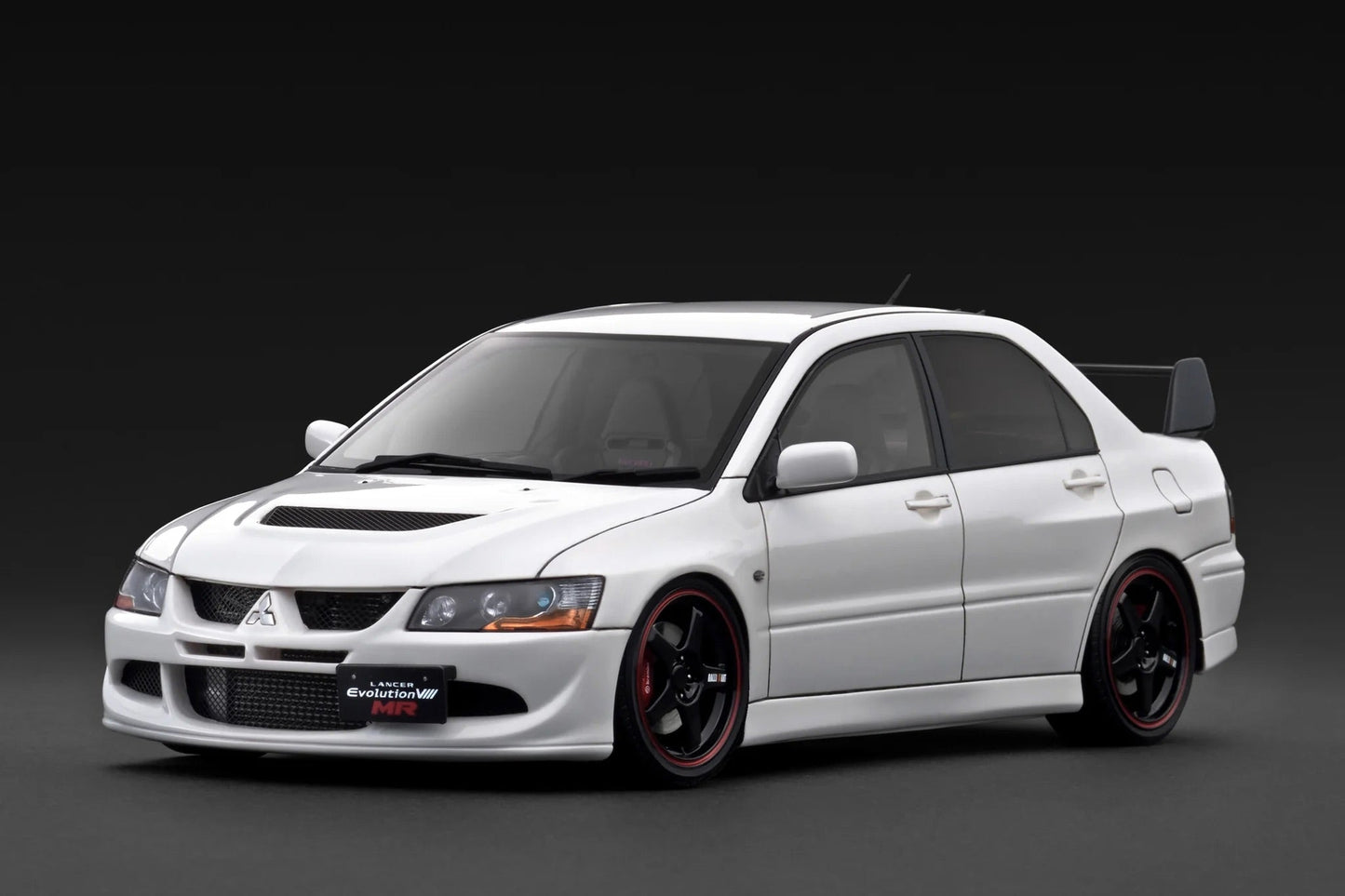 Ignition-Model Mitsubishi Lancer Evolution VIII MR (CT9A) White 1:18