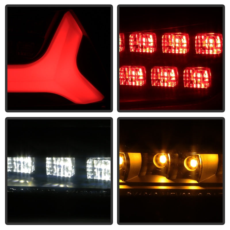 Spyder Mitsubishi Lancer/Evolution X 08-14 V2 LED Tail Lights - Black Smoke ALT-YD-ML08V2-SEQ-BSM 5088147