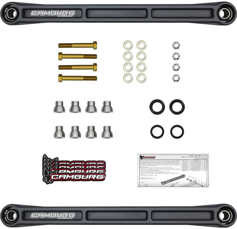 Camburg Ford Bronco 21-23 KINETIK Series Rear Billet Lower Trailing Arm Kit CAM-120032-GRY