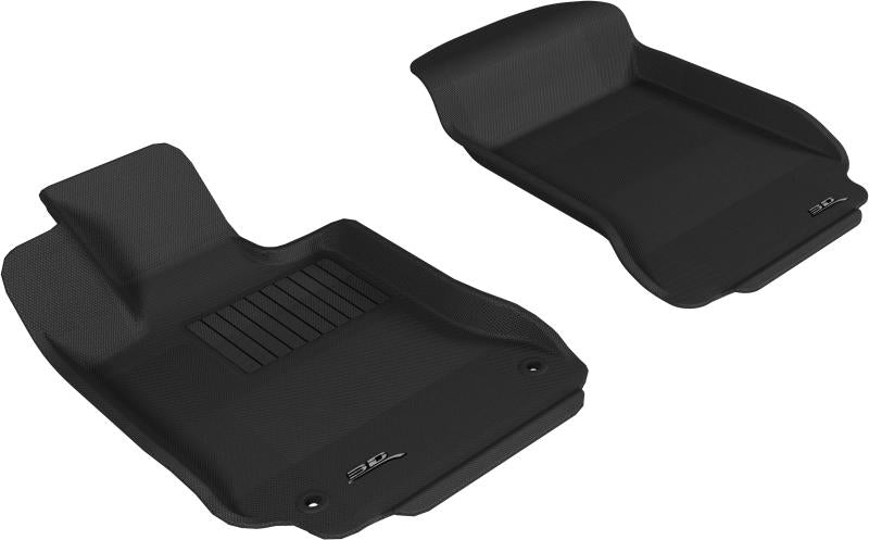 3D MAXpider 2008-2014 Mercedes-Benz C-Class W204 Kagu 1st Row Floormat - Gray L1MB00911501