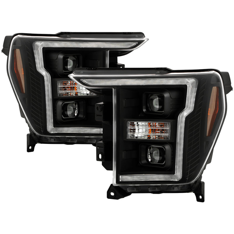 FR SPORT SPYDER Signature 20-21 Ford F150 (Halogen Model) Proj. Headlights - Black...