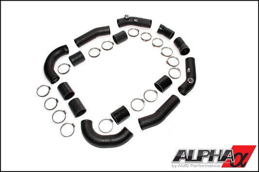 FR SPORT AMS Performance GT-R R35 Induction Kit w/Stock Turbos/Manifold/TB / Alpha...