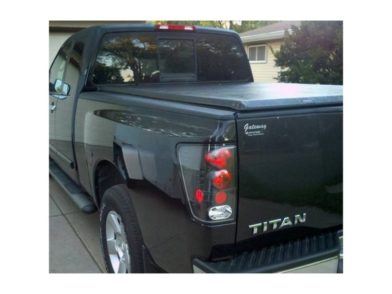 FR SPORT Spyder Nissan Titan 04-14 Euro Style Tail Lights Black ALT-YD-NTI04-BK 5007025 - View 6