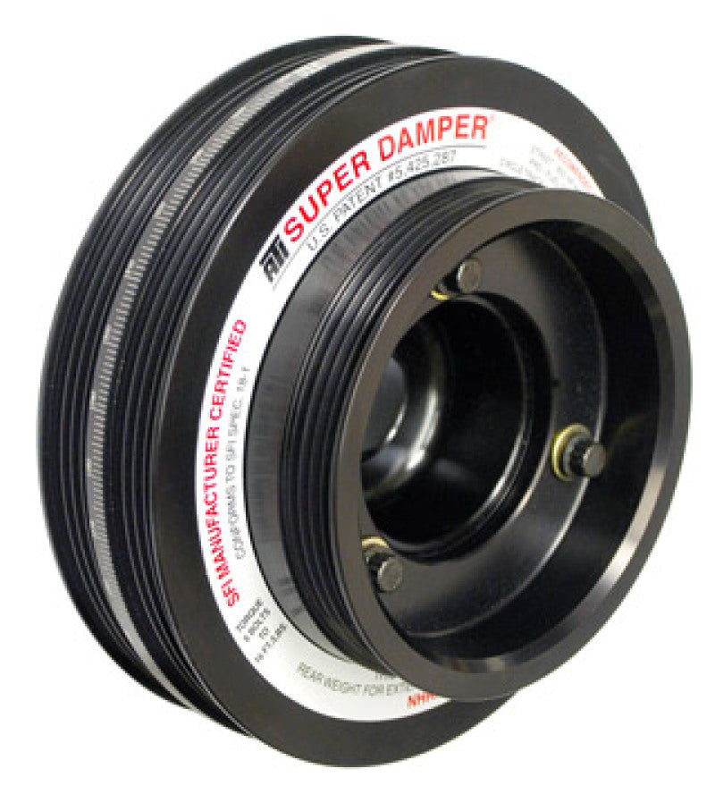ATI Damper - 5.67in - Alum - 7 Grv - Nissan VQ35HR VQ37VHR 350Z 370Z V6 - 4 Percent UD - 1Pc ATI918584