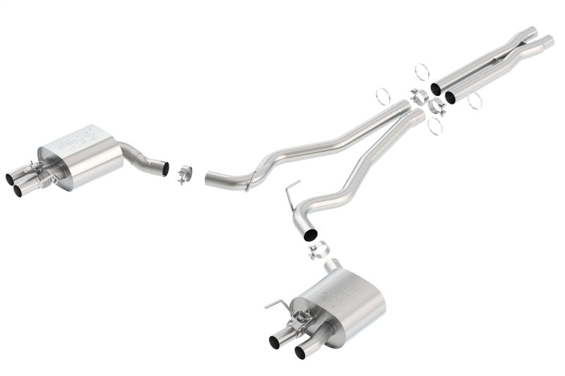 FR SPORT Borla 15-16 Ford Mustang Shelby GT350 5.2L ATAK Cat Back Exhaust (Uses Factory Valence)...