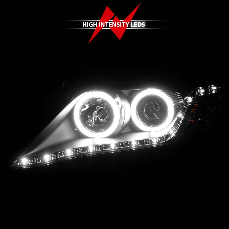 FR SPORT Anzo 2010-2011 Toyota Camry Projector Headlights w/ Halo Black (CCFL) - View 7