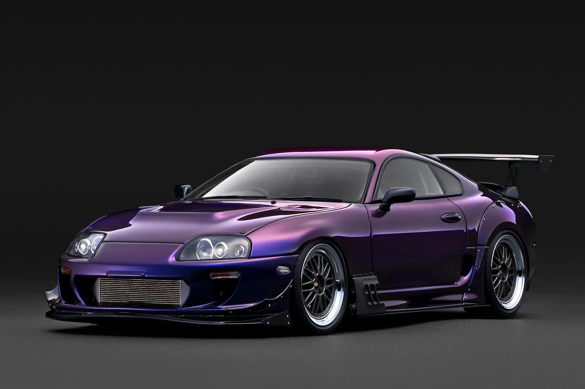 STM Diecast Ignition-Model Toyota Supra RZ Mk4 (A80) Purple Metallic 1:18