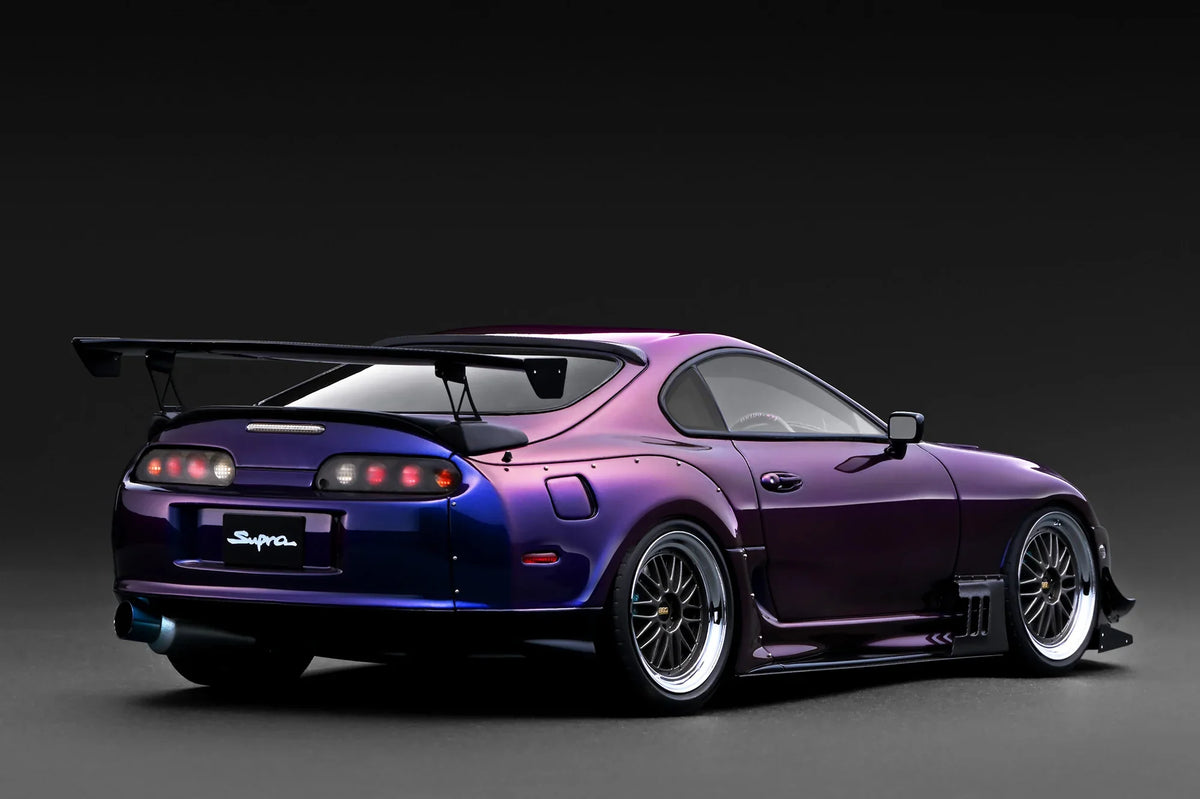 STM Diecast Ignition-Model Toyota Supra RZ Mk4 (A80) Purple Metallic 1:18 - View 2