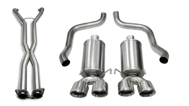 Corsa Performance 2.5" Dual Rear Exit Cat-Back Exhaust System with Twin 3.5" Tips