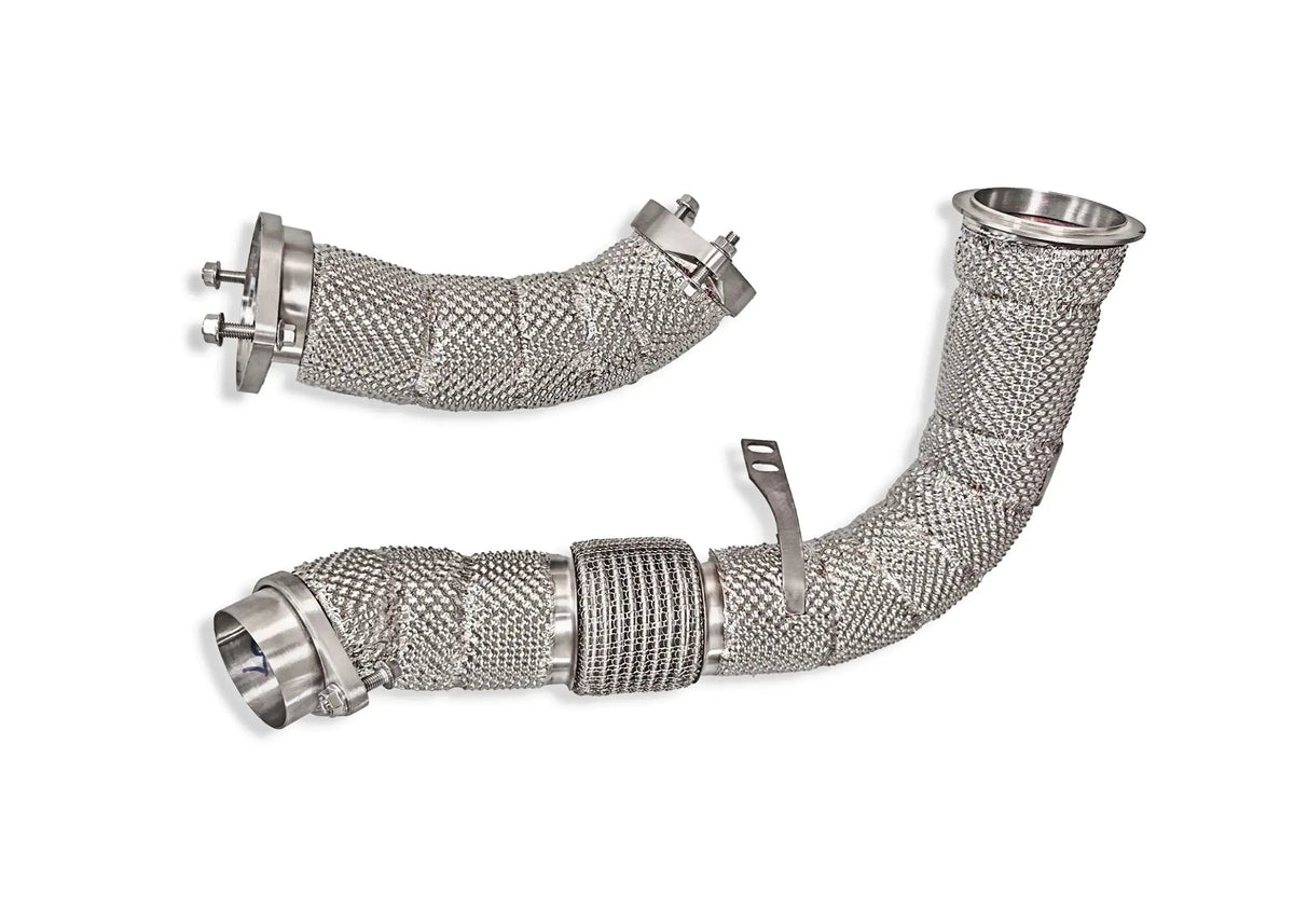BMW S68 MaxFlow Downpipes G9X M5 / X5M60i / X6M60i / LCI X5M/X6M - Yonristic Performance
