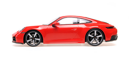 Minichamps 2025 Porsche 911 992.2 Carrera Guards Red 1:18