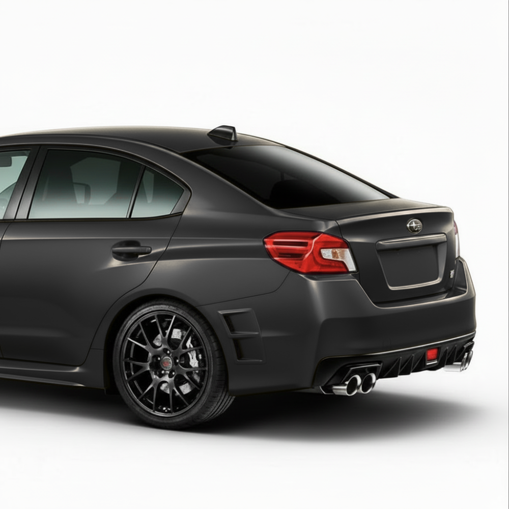 JDMuscle [15-21 WRX/STI] Painted Matched S207 Style Rear Bumper Vents