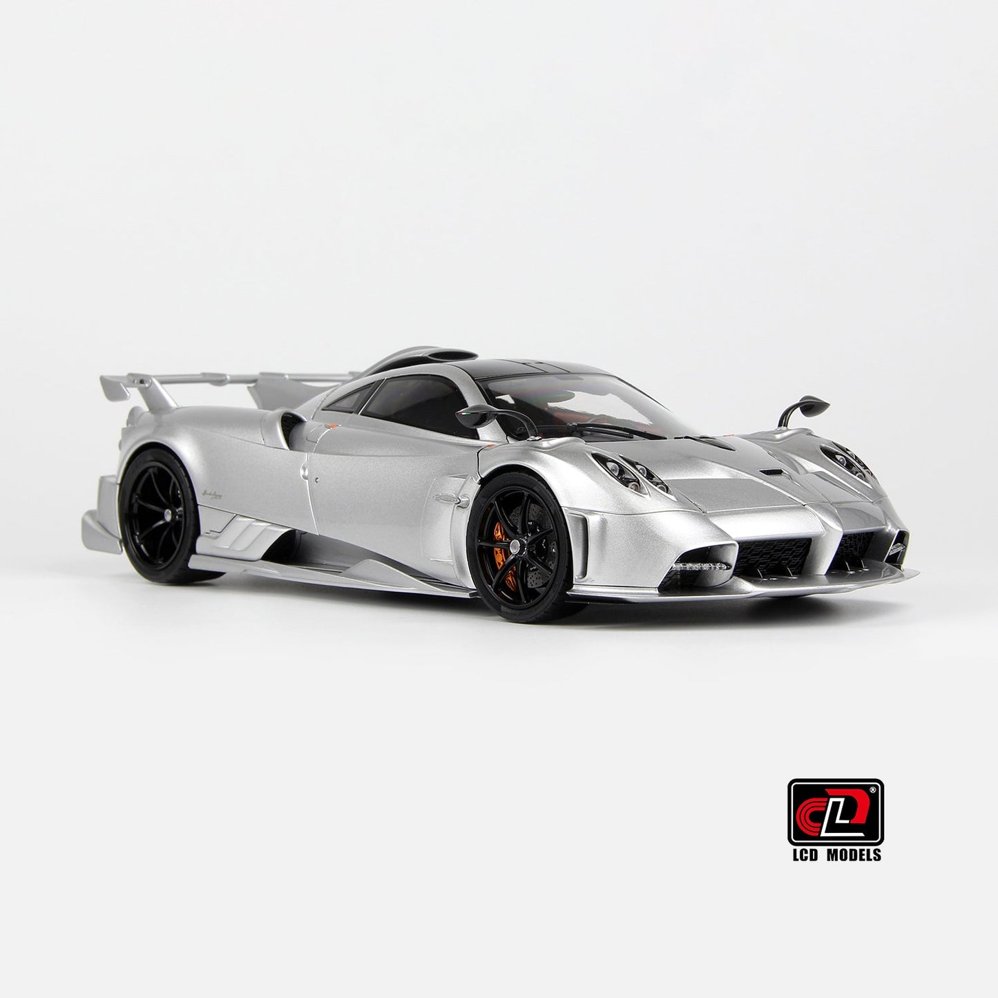 LCD 2020 Pagani Imola Silver w/ Black Wheels 1:18