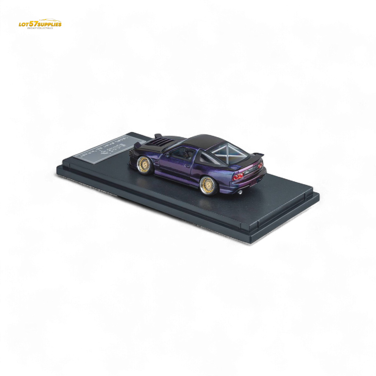 MicroTurbo Nissan 180SX Spirit Rei Purple Chameleon 1:64