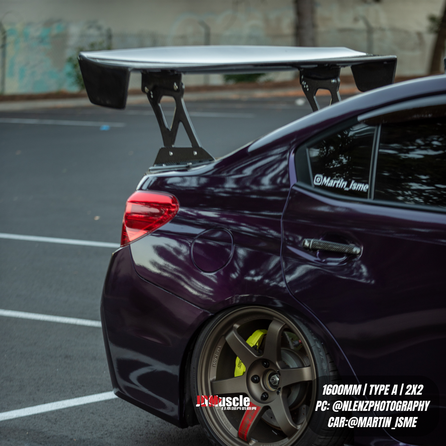 JDMuscle [15-21 WRX/STI] VS Style Full Carbon Fiber Euro GT Wing *Speical Order*No Cancellation*